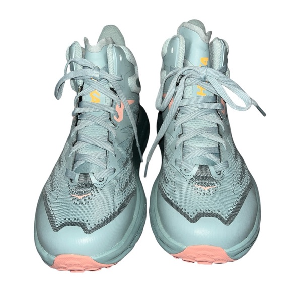 HOKA WOMEN'S SPEEDGOAT MID 5 GTX | AGAVE / SPRUCE- Size 6 - Picture 7 of 9